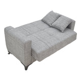 Canapea extensibilă cu depozitare Modesto, Diverse culori, 155x85x80 cm - Gri deschis | SKU: 328-000030 | Canapea extensibilă cu depozitare Modesto, 155x85x80 cm, varianta Gri deschis, produs pentru amenajarea locuinței, disponibil online în România la CasaMob