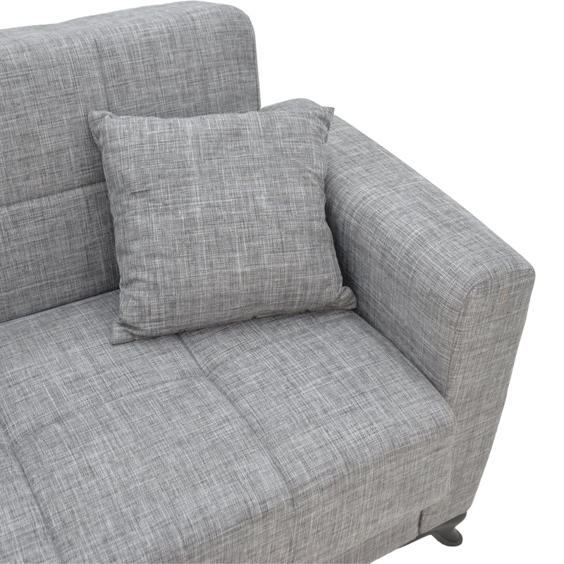 Canapea extensibilă cu depozitare Modesto, Diverse culori, 155x85x80 cm - Gri deschis | SKU: 328-000030 | Canapea extensibilă cu depozitare Modesto, 155x85x80 cm, varianta Gri deschis, produs pentru amenajarea locuinței, disponibil online în România la CasaMob