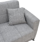Canapea extensibilă cu depozitare Modesto, Diverse culori, 155x85x80 cm - Gri deschis | SKU: 328-000030 | Canapea extensibilă cu depozitare Modesto, 155x85x80 cm, varianta Gri deschis, produs pentru amenajarea locuinței, disponibil online în România la CasaMob