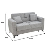 Canapea extensibilă cu depozitare Modesto, Diverse culori, 155x85x80 cm - Maro deschis | SKU: 328-000031 | Canapea extensibilă cu depozitare Modesto, 155x85x80 cm, varianta Maro deschis, produs pentru amenajarea locuinței, disponibil online în România la CasaMob