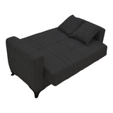 Canapea extensibilă cu depozitare Modesto, Diverse culori, 155x85x80 cm - Negru | SKU: 328-000032 | Canapea extensibilă cu depozitare Modesto, 155x85x80 cm, varianta Negru, produs pentru amenajarea locuinței, disponibil online în România la CasaMob
