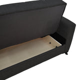 Canapea extensibilă cu depozitare Modesto, Diverse culori, 155x85x80 cm - Negru | SKU: 328-000032 | Canapea extensibilă cu depozitare Modesto, 155x85x80 cm, varianta Negru, produs pentru amenajarea locuinței, disponibil online în România la CasaMob
