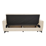 Canapea extensibilă cu depozitare Modesto, Diverse culori, 215x85x80 cm - Crem | SKU: 328-000043 | Canapea extensibilă cu depozitare Modesto, 215x85x80 cm, varianta Crem, produs pentru amenajarea locuinței, disponibil online în România la CasaMob