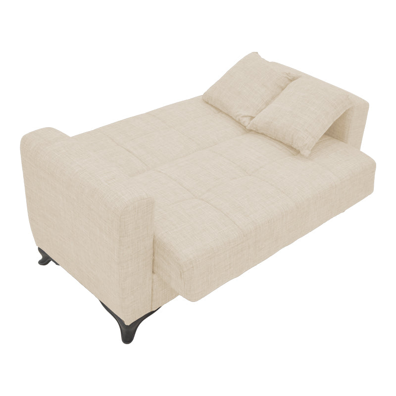 Canapea extensibilă cu depozitare Modesto, Diverse culori, 155x85x80 cm - Bej | SKU: 328-000044 | Canapea extensibilă cu depozitare Modesto, 155x85x80 cm, varianta Bej, produs pentru amenajarea locuinței, disponibil online în România la CasaMob