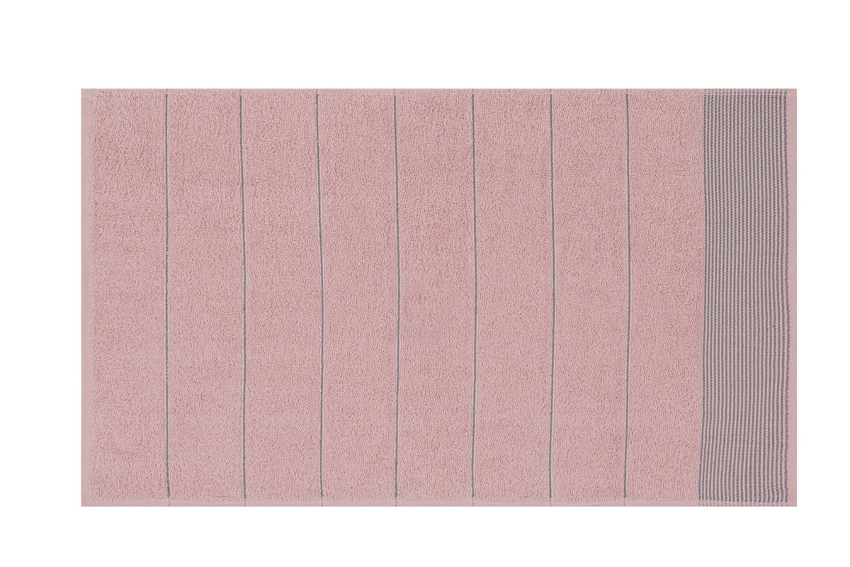 Roz - Gri - Alb | SKU: 336EPJ1112 | Set prosoape de baie 6 bucăți Fitilli, 50x85 cm, varianta Roz - Gri - Alb, produs pentru amenajarea locuinței, disponibil online în România la CasaMob