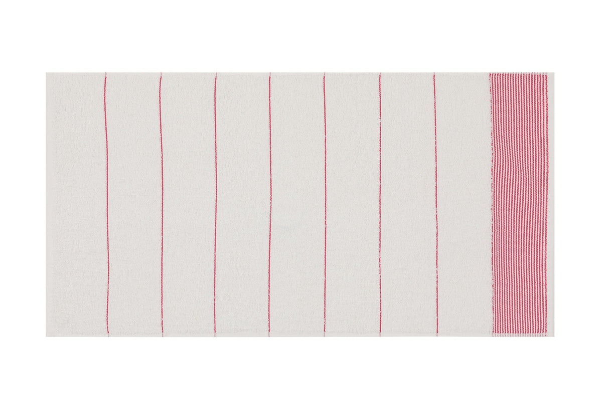 Set prosoape de baie 6 bucăți Fitilli, Diverse culori, 50x85 cm - Alb - Roz | SKU: 336EPJ1115 | Set prosoape de baie 6 bucăți Fitilli, 50x85 cm, varianta Alb - Roz, produs pentru amenajarea locuinței, disponibil online în România la CasaMob
