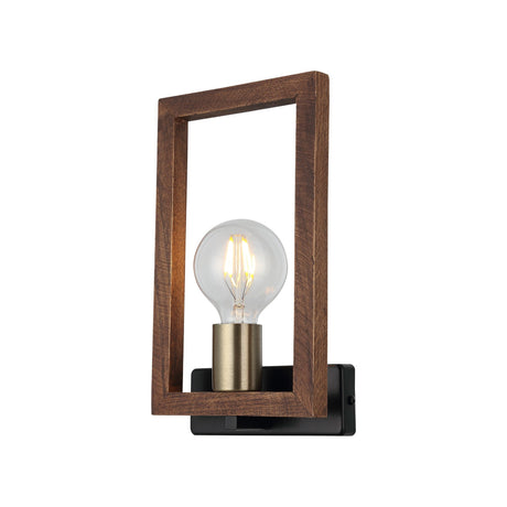 Aplică de perete Era - 73-19, Antiquation - Negru, 6x16x2 cm