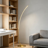 Auriu | SKU: 342-000145 | Lampă de podea Archer, Metal, Auriu, 70x28x165 cm, varianta Auriu, produs pentru amenajarea locuinței, disponibil online în România la CasaMob