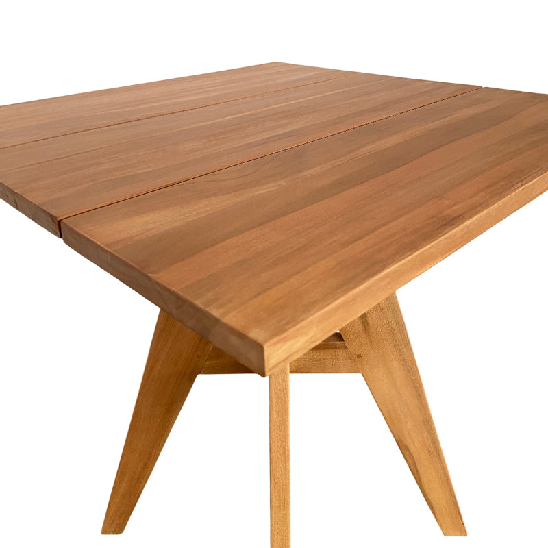 Masă dining Cadrada, Natural, 70x70x76 cm
