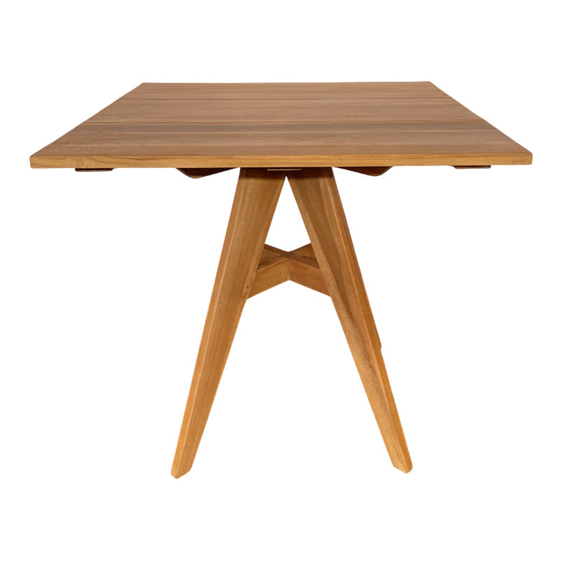 Masă dining Cadrada, Natural, 80x80x76 cm