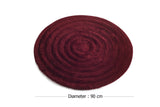 Covoraș de baie Round, Diverse culori, Ø90x30 cm - Roșu | SKU: 351ALS1003 | Covoraș de baie Round, Ø90x30 cm, varianta Roșu, produs pentru amenajarea locuinței, disponibil online în România la CasaMob