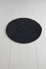 Covoraș de baie Round, Diverse culori, Ø90x30 cm - Negru | SKU: 351ALS1006 | Covoraș de baie Round, Ø90x30 cm, varianta Negru, produs pentru amenajarea locuinței, disponibil online în România la CasaMob
