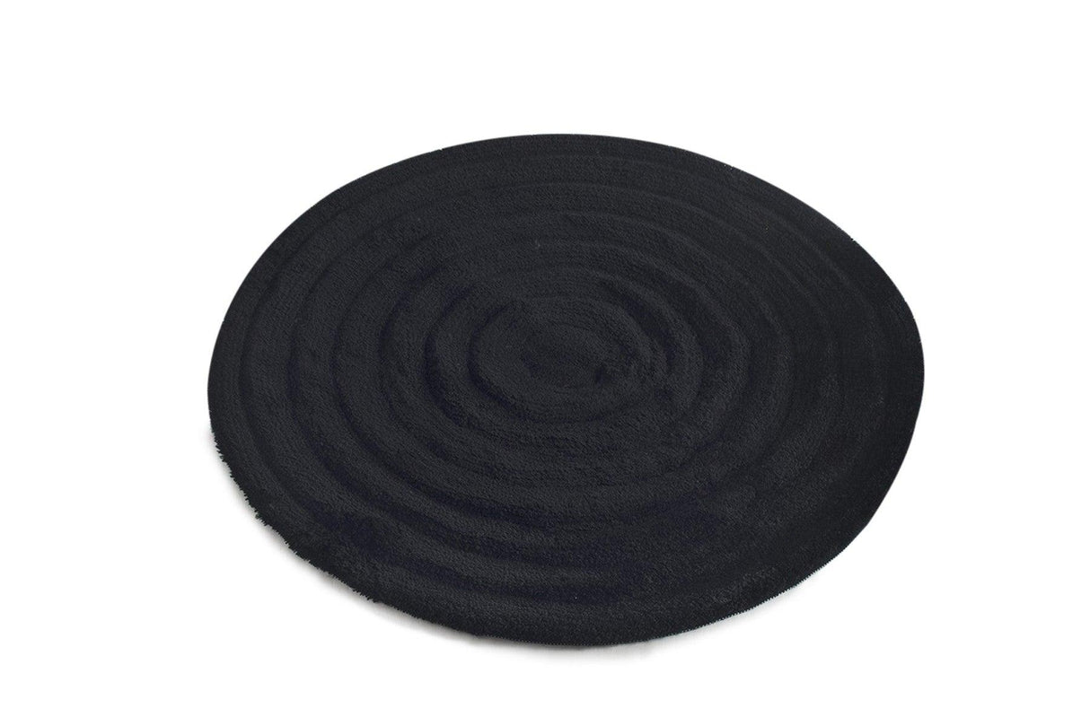 Covoraș de baie Round, Diverse culori, Ø90x30 cm - Negru | SKU: 351ALS1006 | Covoraș de baie Round, Ø90x30 cm, varianta Negru, produs pentru amenajarea locuinței, disponibil online în România la CasaMob