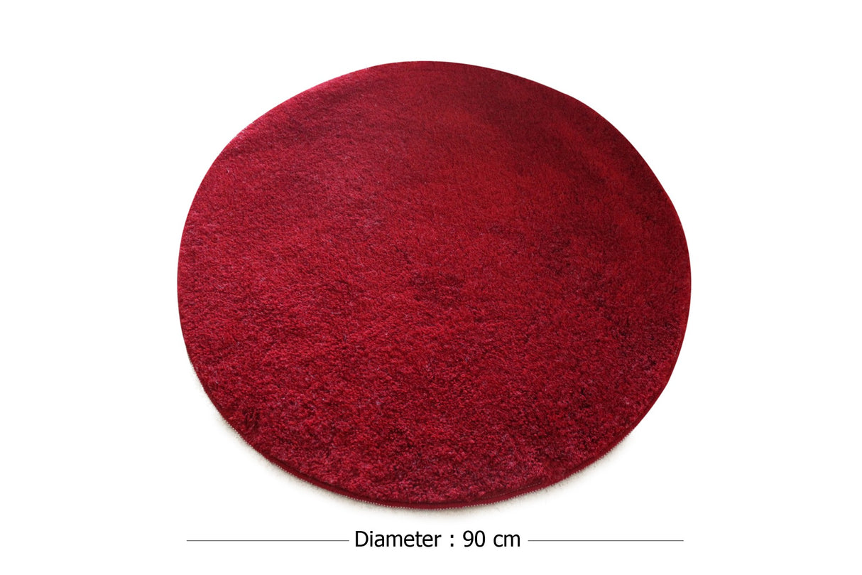 Covoraș de baie Colors of, Roșu, Diverse configurații, Diverse dimensiuni - Ø90x20 cm - Standard | SKU: 351ALS1044 | Covoraș de baie Colors of, Roșu, varianta Ø90x20 cm - Standard, produs pentru amenajarea locuinței, disponibil online în România la CasaMob