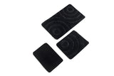 Covoraș de baie 3 bucăți Wave, Diverse culori, 60x100 cm - Negru | SKU: 351ALS2021 | Covoraș de baie 3 bucăți Wave, 60x100 cm, varianta Negru, produs pentru amenajarea locuinței, disponibil online în România la CasaMob