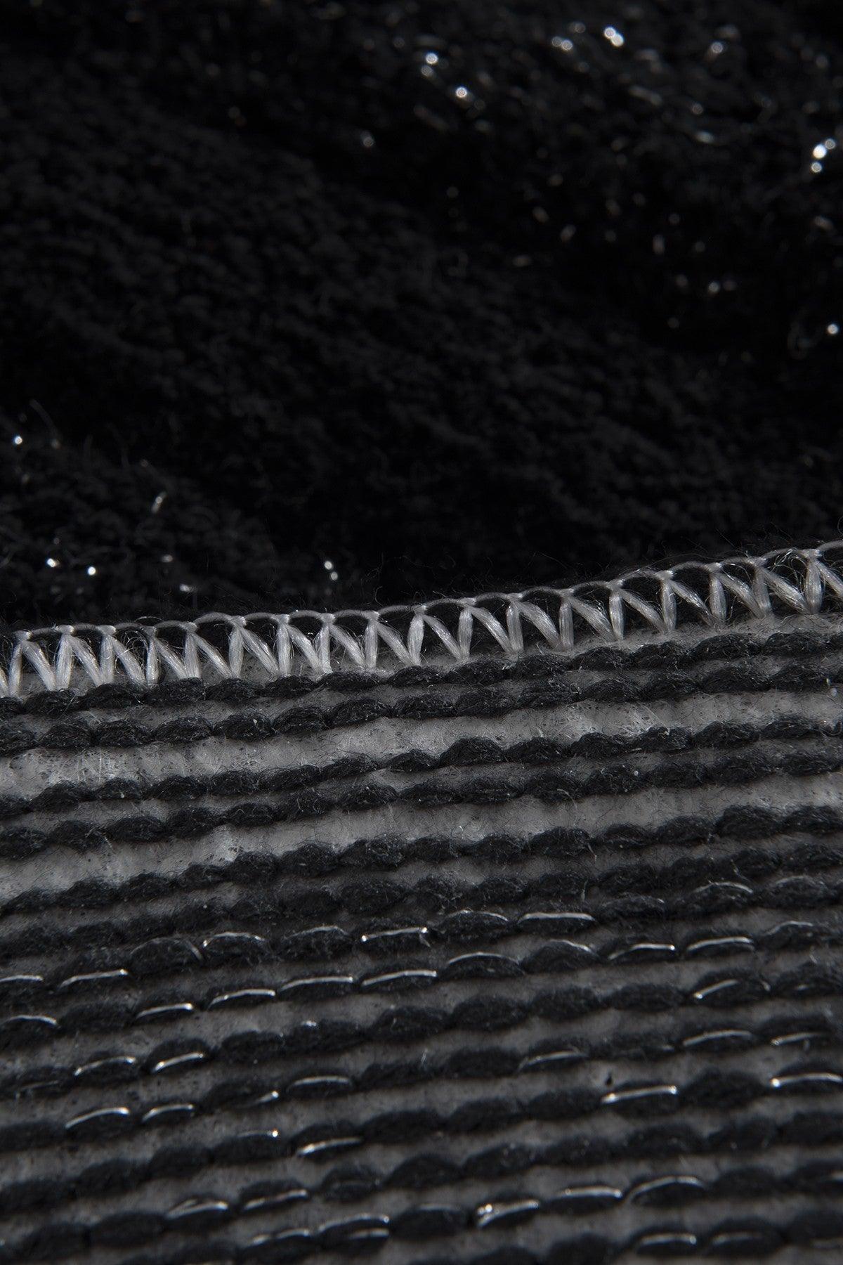 Covoraș de baie 3 bucăți Wave, Diverse culori, 60x100 cm - Negru | SKU: 351ALS2021 | Covoraș de baie 3 bucăți Wave, 60x100 cm, varianta Negru, produs pentru amenajarea locuinței, disponibil online în România la CasaMob
