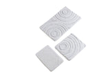 Covoraș de baie 3 bucăți Wave, Diverse culori, 60x100 cm - Alb | SKU: 351ALS2028 | Covoraș de baie 3 bucăți Wave, 60x100 cm, varianta Alb, produs pentru amenajarea locuinței, disponibil online în România la CasaMob