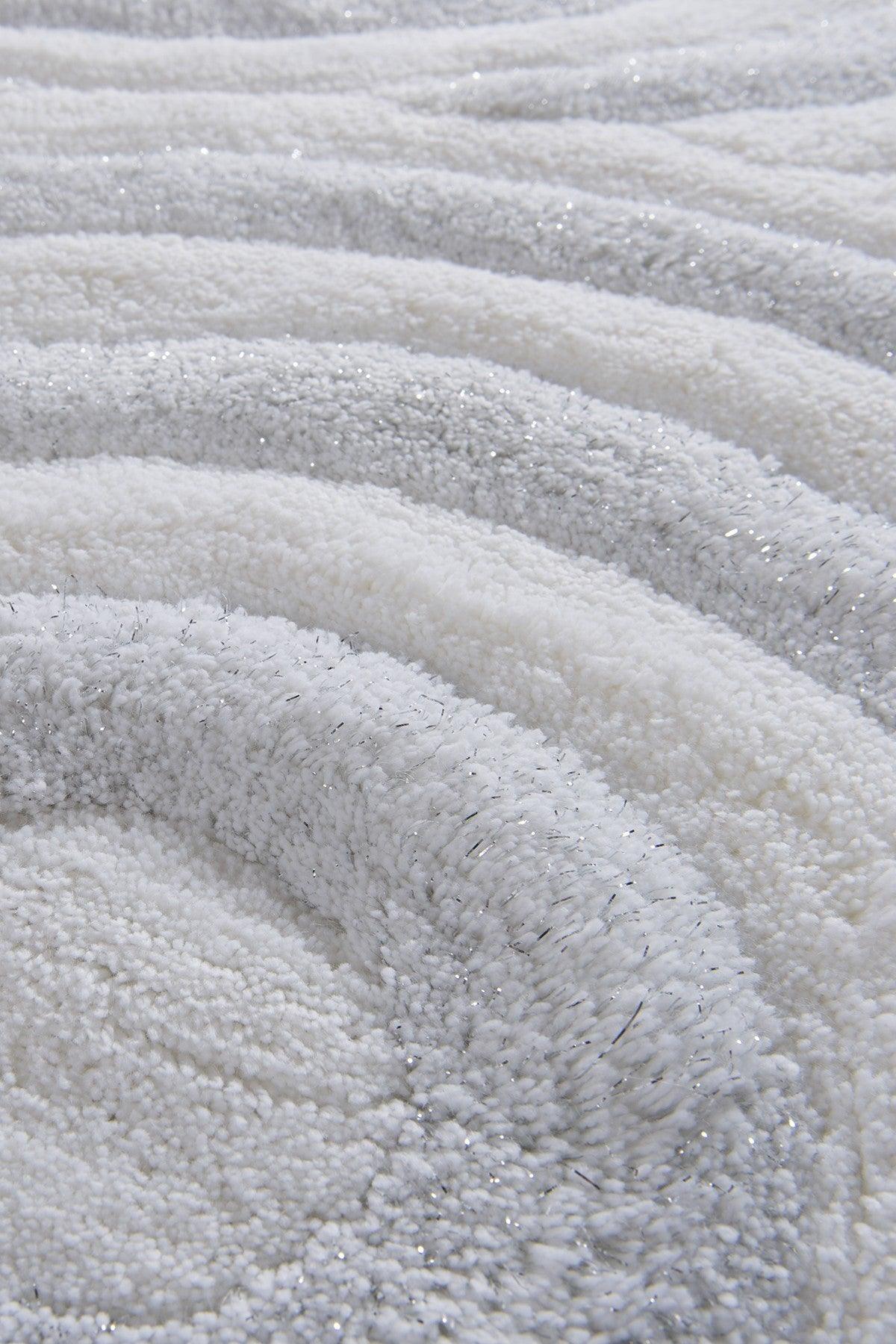 Covoraș de baie 3 bucăți Wave, Diverse culori, 60x100 cm - Alb | SKU: 351ALS2028 | Covoraș de baie 3 bucăți Wave, 60x100 cm, varianta Alb, produs pentru amenajarea locuinței, disponibil online în România la CasaMob