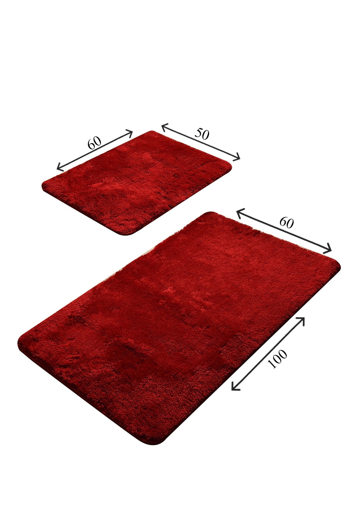 Covoraș de baie Colors of, Roșu, Diverse configurații, Diverse dimensiuni - 60x100 cm - 2 bucăți | SKU: 351ALS2164 | Covoraș de baie Colors of, Roșu, varianta 60x100 cm - 2 bucăți, produs pentru amenajarea locuinței, disponibil online în România la CasaMob