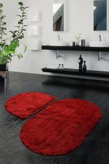 Covoraș de baie Colors of Oval, Roșu, Diverse configurații, Diverse dimensiuni - 60x100 cm - 2 bucăți | SKU: 351ALS2174 | Covoraș de baie Colors of Oval, Roșu, varianta 60x100 cm - 2 bucăți, produs pentru amenajarea locuinței, disponibil online în România la CasaMob