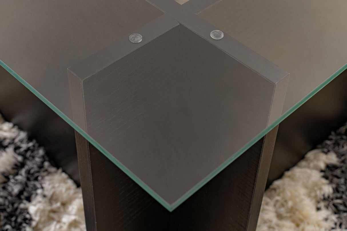 Măsuță de cafea Vetrino, Diverse culori, 105x65x40 cm - Wood black | SKU: 353NRD1103 | Măsuță de cafea Vetrino, 105x65x40 cm, varianta Wood black, produs pentru amenajarea locuinței, disponibil online în România la CasaMob