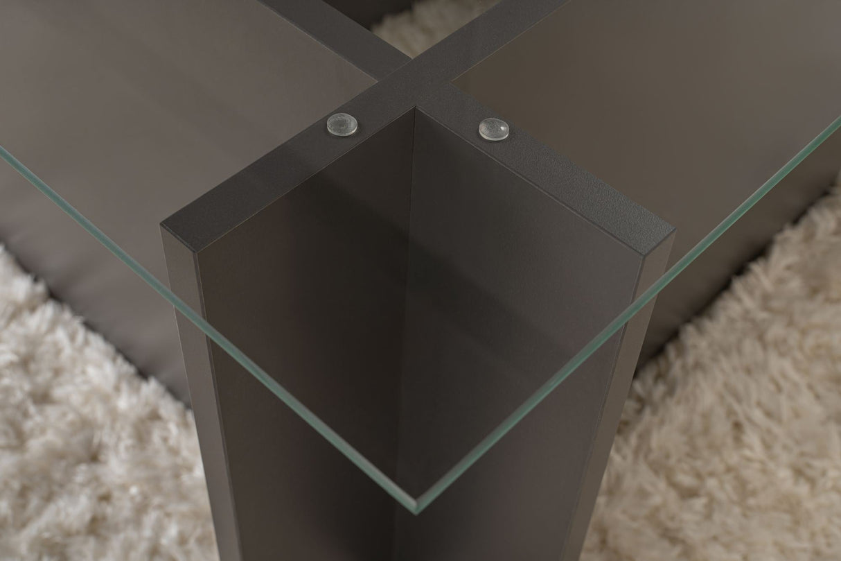 Măsuță de cafea Vetrino, Diverse culori, 105x65x40 cm - Antracit | SKU: 353NRD1105 | Măsuță de cafea Vetrino, 105x65x40 cm, varianta Antracit, produs pentru amenajarea locuinței, disponibil online în România la CasaMob