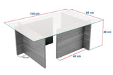Măsuță de cafea Vetrino, Diverse culori, 105x65x40 cm - Pin atlantic | SKU: 353NRD1106 | Măsuță de cafea Vetrino, 105x65x40 cm, varianta Pin atlantic, produs pentru amenajarea locuinței, disponibil online în România la CasaMob