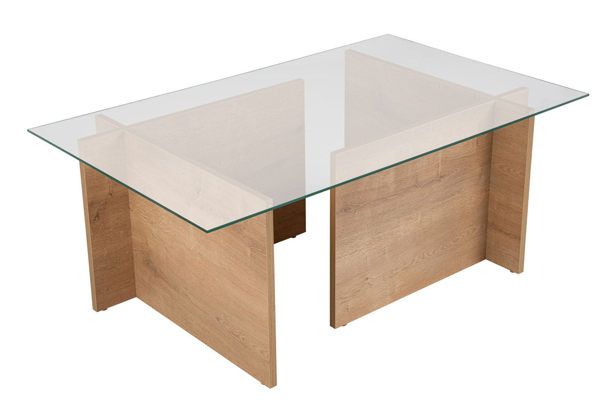 Măsuță de cafea Vetrino, Diverse culori, 105x65x40 cm - Honey oak | SKU: 353NRD1109 | Măsuță de cafea Vetrino, 105x65x40 cm, varianta Honey oak, produs pentru amenajarea locuinței, disponibil online în România la CasaMob