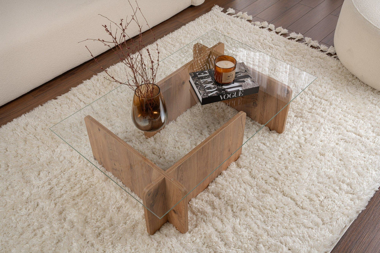 Măsuță de cafea Flavio, Diverse culori, 105x65x30 cm - Pin atlantic | SKU: 353NRD1113 | Măsuță de cafea Flavio, 105x65x30 cm, varianta Pin atlantic, produs pentru amenajarea locuinței, disponibil online în România la CasaMob