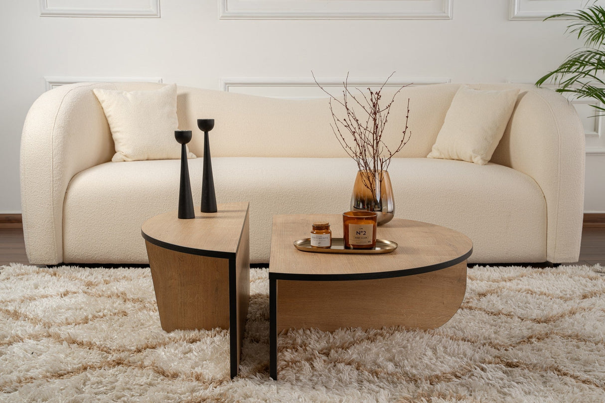 Măsuță de cafea Orion, Diverse culori, 90x60x30 cm - Honey oak - Negru | SKU: 353NRD1119 | Măsuță de cafea Orion, 90x60x30 cm, varianta Honey oak - Negru, produs pentru amenajarea locuinței, disponibil online în România la CasaMob