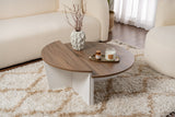 Măsuță de cafea Orion, Diverse culori, 90x60x30 cm - Venezia walnut - Alb | SKU: 353NRD1120 | Măsuță de cafea Orion, 90x60x30 cm, varianta Venezia walnut - Alb, produs pentru amenajarea locuinței, disponibil online în România la CasaMob
