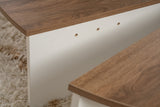 Măsuță de cafea Orion, Diverse culori, 90x60x30 cm - Venezia walnut - Alb | SKU: 353NRD1120 | Măsuță de cafea Orion, 90x60x30 cm, varianta Venezia walnut - Alb, produs pentru amenajarea locuinței, disponibil online în România la CasaMob