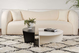 Măsuță de cafea Orion, Diverse culori, 90x60x30 cm - Wood white - Wood black | SKU: 353NRD1121 | Măsuță de cafea Orion, 90x60x30 cm, varianta Wood white - Wood black, produs pentru amenajarea locuinței, disponibil online în România la CasaMob