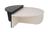 Măsuță de cafea Orion, Diverse culori, 90x60x30 cm - Wood white - Wood black | SKU: 353NRD1121 | Măsuță de cafea Orion, 90x60x30 cm, varianta Wood white - Wood black, produs pentru amenajarea locuinței, disponibil online în România la CasaMob