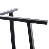 Bază masă Vampor I, Metal, Negru, 112x60x72 cm