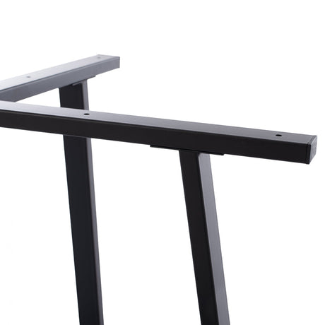 Bază masă Vampor I, Metal, Negru, 112x60x72 cm