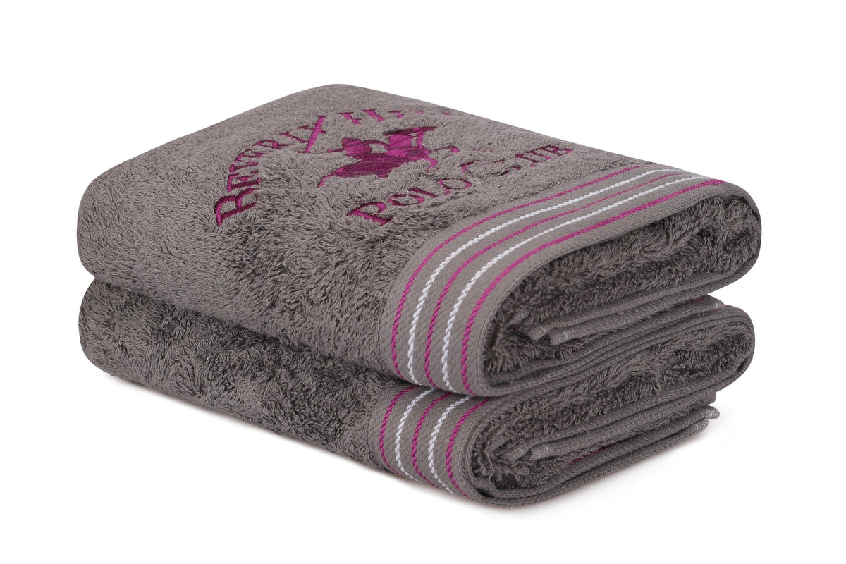 Gri închis - 50x90 cm | SKU: 355BHP2359 | Set prosoape de baie 2 bucăți 405, varianta Gri închis - 50x90 cm, produs pentru amenajarea locuinței, disponibil online în România la CasaMob