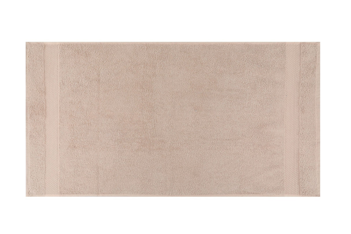 Set prosoape de baie 4 bucăți 801, Diverse culori, Diverse dimensiuni - Crem - Bej - Maro - 50x90 cm | SKU: 355BHP2374 | Set prosoape de baie 4 bucăți 801, varianta Crem - Bej - Maro - 50x90 cm, produs pentru amenajarea locuinței, disponibil online în România la CasaMob