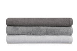 Set prosoape de baie 402, Diverse culori, Diverse configurații, Diverse dimensiuni - Gri deschis - Gri - Gri închis - 70x140 cm - 3 bucăți | SKU: 355BHP2464 | Set prosoape de baie 402, varianta Gri deschis - Gri - Gri închis - 70x140 cm - 3 bucăți, produs pentru amenajarea locuinței, disponibil online în România la CasaMob