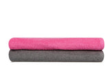 Set prosoape de baie 402, Diverse culori, Diverse configurații, Diverse dimensiuni - Gri închis - Fucsia - 70x140 cm - 2 bucăți | SKU: 355BHP2458 | Set prosoape de baie 402, varianta Gri închis - Fucsia - 70x140 cm - 2 bucăți, produs pentru amenajarea locuinței, disponibil online în România la CasaMob