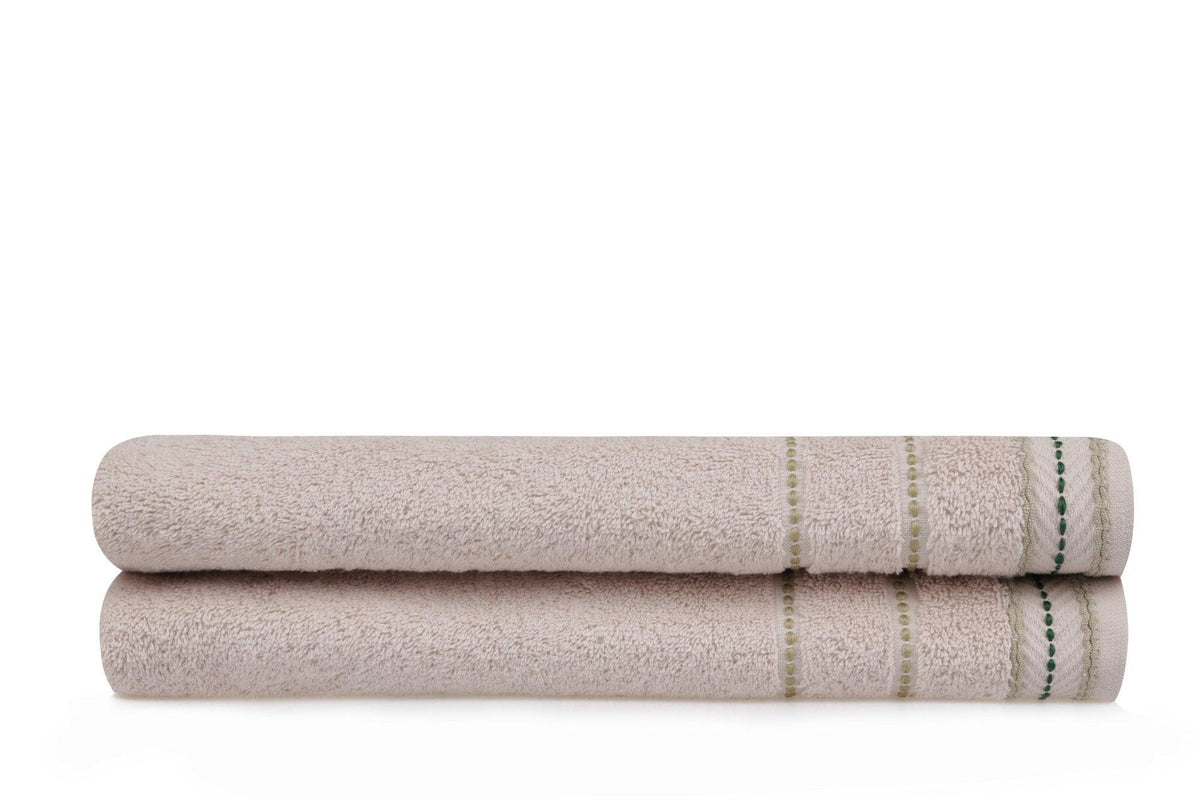 Bej - 70x140 cm - 2 bucăți | SKU: 355BHP2469 | Set prosoape de baie 403, varianta Bej - 70x140 cm - 2 bucăți, produs pentru amenajarea locuinței, disponibil online în România la CasaMob