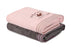 Gri închis - Roz - 70x140 cm | SKU: 355BHP2605 | Set prosoape de baie 2 bucăți 405, varianta Gri închis - Roz - 70x140 cm, produs pentru amenajarea locuinței, disponibil online în România la CasaMob