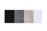 Set prosoape de baie 4 bucăți 801, Diverse culori, Diverse dimensiuni - Alb - Gri - Gri închis - Negru - 70x140 cm | SKU: 355BHP2611 | Set prosoape de baie 4 bucăți 801, varianta Alb - Gri - Gri închis - Negru - 70x140 cm, produs pentru amenajarea locuinței, disponibil online în România la CasaMob