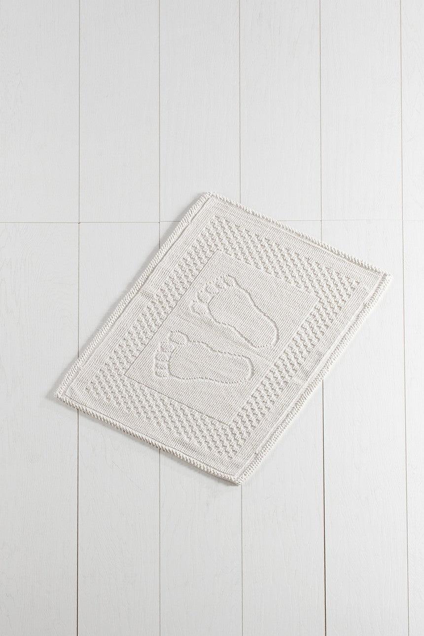 Covoraș de baie Foet, Diverse culori, 35x60x1 cm - Bone white | SKU: 359CHL1260 | Covoraș de baie Foet, 35x60x1 cm, varianta Bone white, produs pentru amenajarea locuinței, disponibil online în România la CasaMob