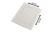 Covoraș de baie Foet, Diverse culori, 35x60x1 cm - Bone white | SKU: 359CHL1260 | Covoraș de baie Foet, 35x60x1 cm, varianta Bone white, produs pentru amenajarea locuinței, disponibil online în România la CasaMob