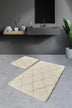 Ecru | SKU: 359CHL2255 | Covoraș de baie 2 bucăți Infinity, 60x100 cm, varianta Ecru, produs pentru amenajarea locuinței, disponibil online în România la CasaMob
