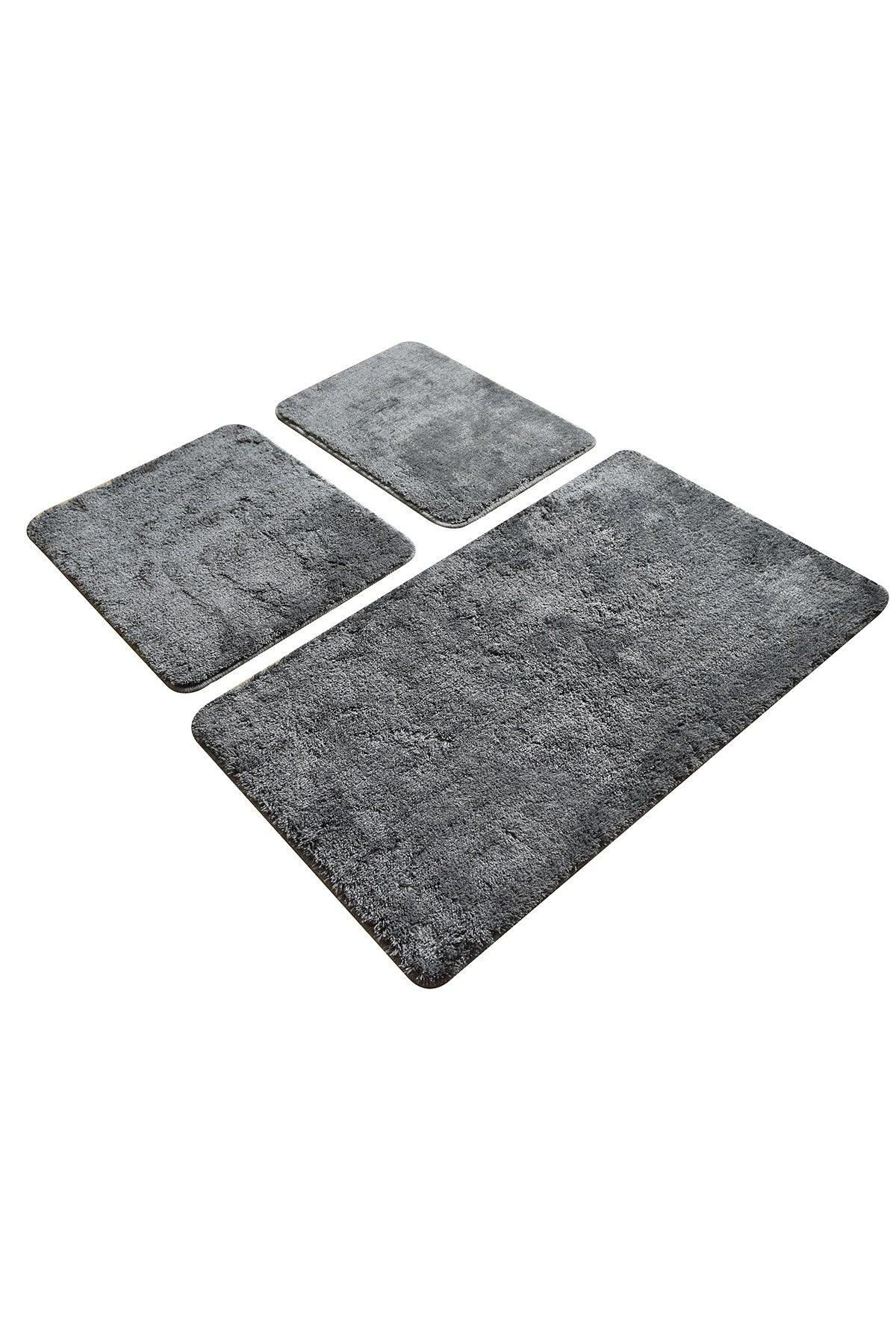 Covoraș de baie Havai, Diverse culori, Diverse configurații, Diverse dimensiuni - Fumuriu - 60x100 cm - 3 bucăți | SKU: 359CHL3222 | Covoraș de baie Havai, varianta Fumuriu - 60x100 cm - 3 bucăți, produs pentru amenajarea locuinței, disponibil online în România la CasaMob