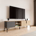Antracit - Stejar | SKU: 360ALE1701 | Comodă TV Tarz, 180x33x49 cm, varianta Antracit - Stejar, produs pentru amenajarea locuinței, disponibil online în România la CasaMob