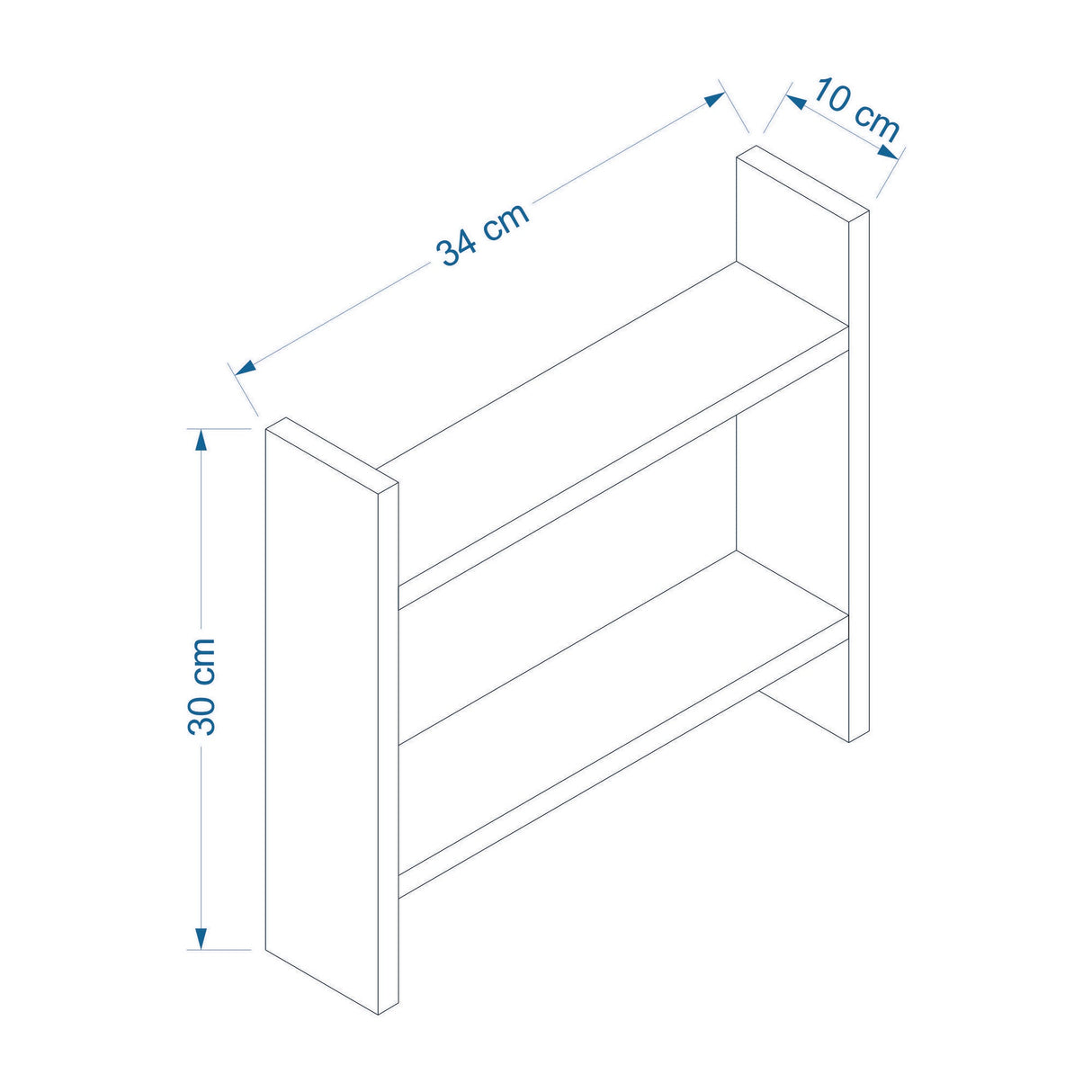 Raft de bucătărie Denver, Diverse culori, 34x30x10 cm - Sapphire | SKU: 362ANT1119 | Raft de bucătărie Denver, 34x30x10 cm, varianta Sapphire, produs pentru amenajarea locuinței, disponibil online în România la CasaMob