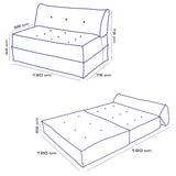 Canapea extensibilă 2 locuri Mocca, Diverse culori, 120x78x78 cm - Antracit | SKU: 363SLD1105 | Canapea extensibilă 2 locuri Mocca, 120x78x78 cm, varianta Antracit, produs pentru amenajarea locuinței, disponibil online în România la CasaMob